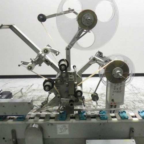 Shorewood Model 300W Conveyorized Top mounted Pressure Sensitive Labeler