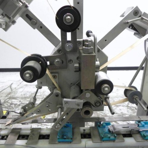 Shorewood Model 300W Conveyorized Top mounted Pressure Sensitive Labeler