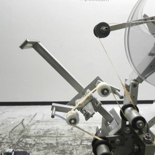 Shorewood Model 300W Conveyorized Top mounted Pressure Sensitive Labeler