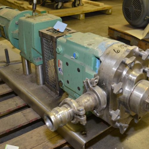 Waukesha Model 060 3 HP 316 S/S Rotary Positive Displacement Pump