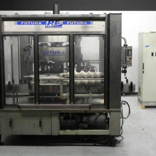 P E Labelers Futura S 16 Head Type 16T08101S1L Hot Glue Wrap Around Labeler