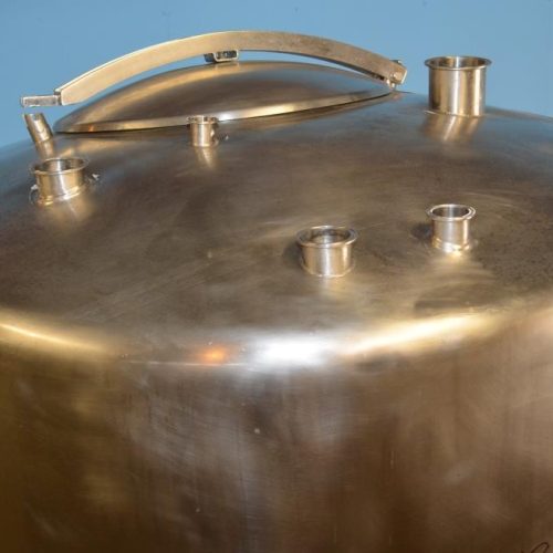 400 Gallon Breddo Model LOR 75 HP Round Single Wall S/S Liquifier