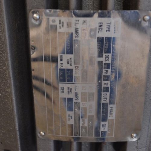 400 Gallon Breddo Model LOR 75 HP Round Single Wall S/S Liquifier