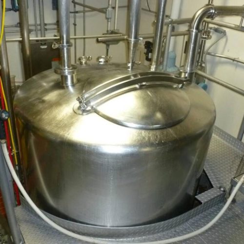 400 Gallon Breddo Model LOR 75 HP Round Single Wall S/S Liquifier