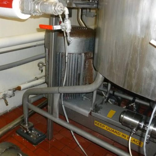 400 Gallon Breddo Model LOR 75 HP Round Single Wall S/S Liquifier