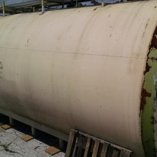 12,000 Gallon A P V Crepaco S/S Single Wall Horizontal Agitated Tank
