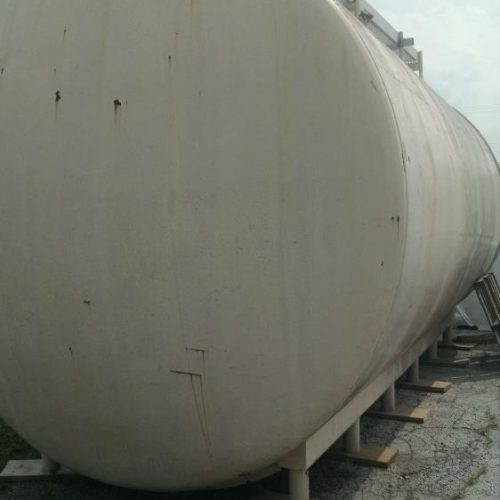 12,000 Gallon A P V Crepaco S/S Single Wall Horizontal Agitated Tank