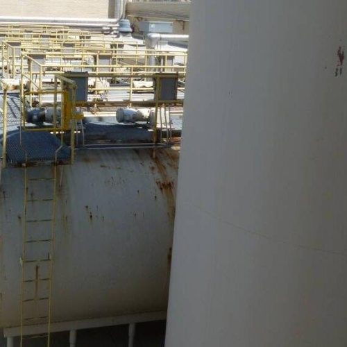 12,000 Gallon A P V Crepaco S/S Single Wall Horizontal Agitated Tank