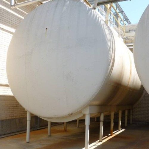 12,000 Gallon A P V Crepaco S/S Single Wall Horizontal Agitated Tank