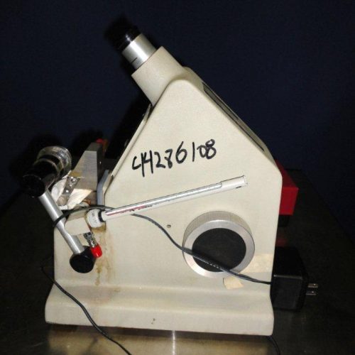 Milton Roy Model 334610 Refractometer with Bausch and Lomb Model 334611 Prism Box