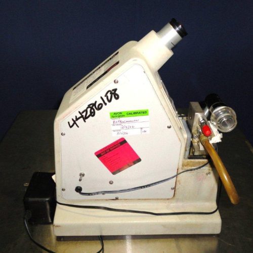 Milton Roy Model 334610 Refractometer with Bausch and Lomb Model 334611 Prism Box