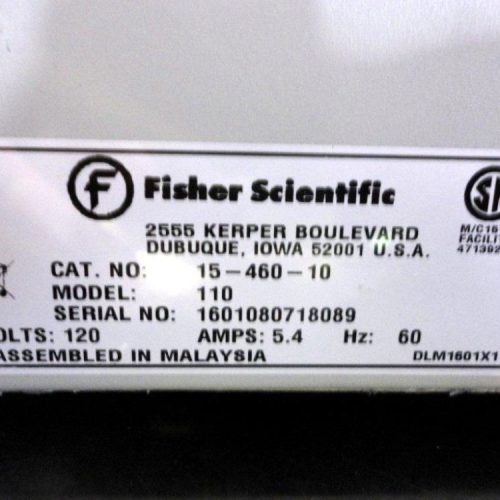 Fisher Scientific Model 110 10 Liter Capacity Isotemp Waterbath