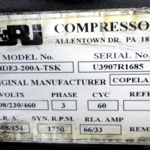A E C Model NECR240 33 Ton Capacity Water Chiller