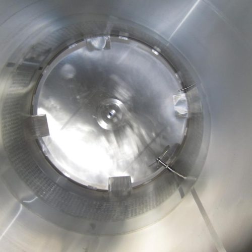 5,000 Gallon Feldmeier S/S Vertical Jacketed Turbine Agitated Tank