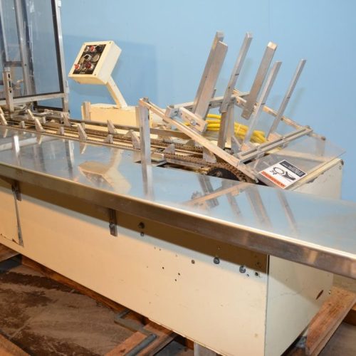 Adco Model 15DCTEC 6.25 in Pitch Manual Load Horizontal Hot Melt Cartoner