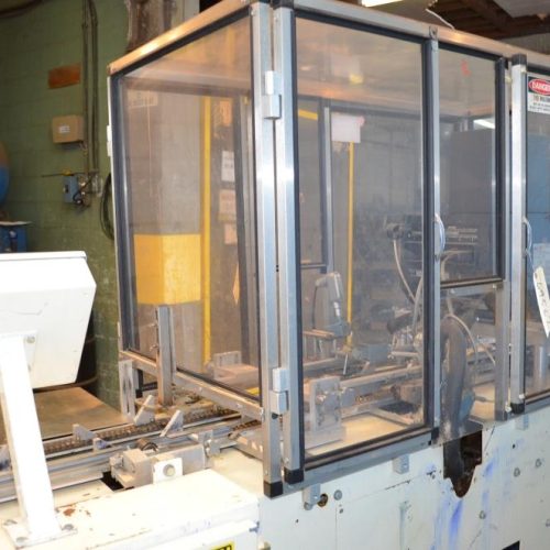 Adco Model 15DCTEC 6.25 in Pitch Manual Load Horizontal Hot Melt Cartoner