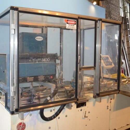 Adco Model 15DCTEC 6.25 in Pitch Manual Load Horizontal Hot Melt Cartoner