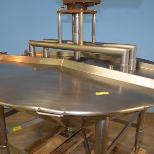100 Gallon Crepaco Vertical S/S Sweep Scrape Agitated Cone Bottom Tank