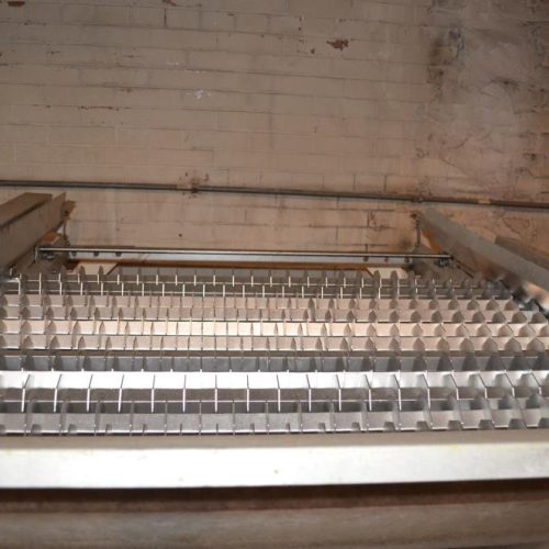Allen 42 in W x 33 in L S/S Over Under Sizing Conveyor with (12) S/S Sizing Rollers
