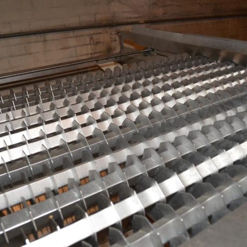 Allen 42 in W x 33 in L S/S Over Under Sizing Conveyor with (12) S/S Sizing Rollers
