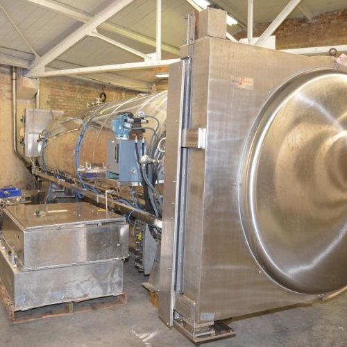 Stock Surdry S L Model AR175 1,700mm 5 Basket S/S Horizontal Rotary Batch Retort