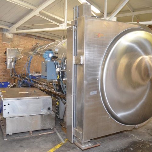 Stock Surdry S L Model AR175 1,700mm 5 Basket S/S Horizontal Rotary Batch Retort