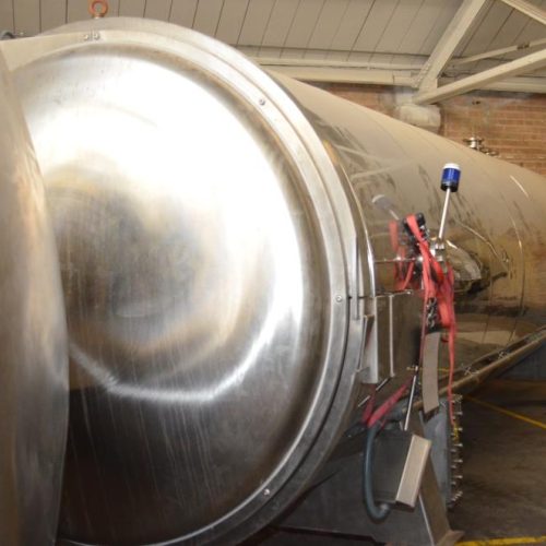 Stock Surdry S L Model AR175 1,700mm 5 Basket S/S Horizontal Rotary Batch Retort