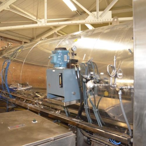 Stock Surdry S L Model AR175 1,700mm 5 Basket S/S Horizontal Rotary Batch Retort