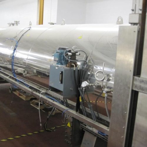 Stock Surdry S L Model AR175 1,700mm 5 Basket S/S Horizontal Rotary Batch Retort