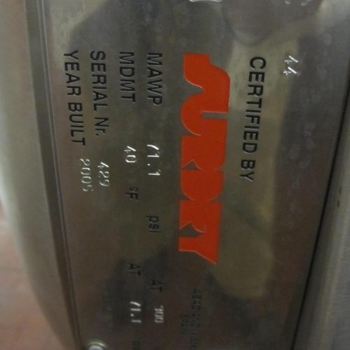 Stock Surdry S L Model AR175 1,700mm 5 Basket S/S Horizontal Rotary Batch Retort