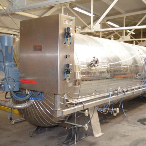 Stock Surdry S L Model AR175 1,700mm 5 Basket S/S Horizontal Rotary Batch Retort