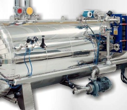 Stock Surdry S L Model AR175 1,700mm 5 Basket S/S Horizontal Rotary Batch Retort