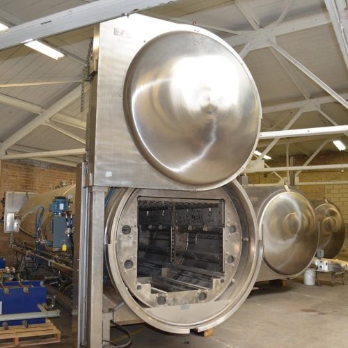 Stock Surdry S L Model AR175 1,700mm 5 Basket S/S Horizontal Rotary Batch Retort