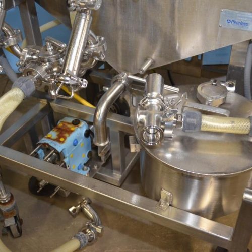 Fedco Model SS123COS S/S Fine Mist Spin Disk Coater w/ Waukesha 18 PD Pump