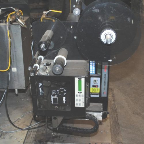 Weber 5200V2 Zebra 110PAK4 RFID Corner Print Apply Labelers (qty 2)