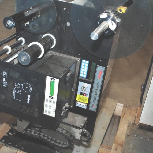 Weber 5200V2 Zebra 110PAK4 RFID Corner Print Apply Labelers (qty 2)