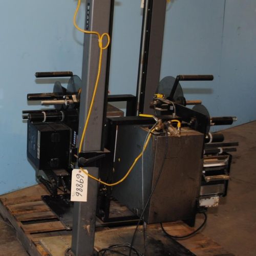 Weber 5200V2 Zebra 110PAK4 RFID Corner Print Apply Labelers (qty 2)