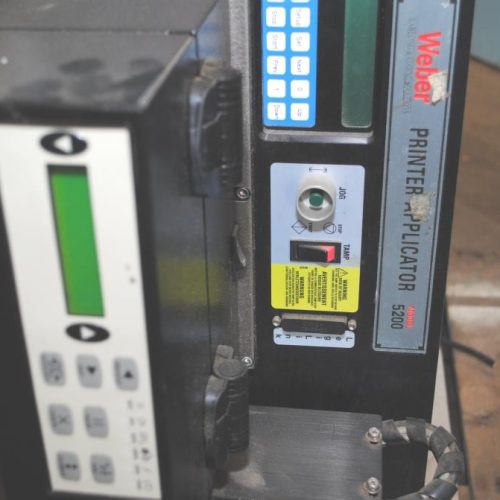 Weber 5200V2 Zebra 110PAK4 RFID Corner Print Apply Labelers (qty 2)