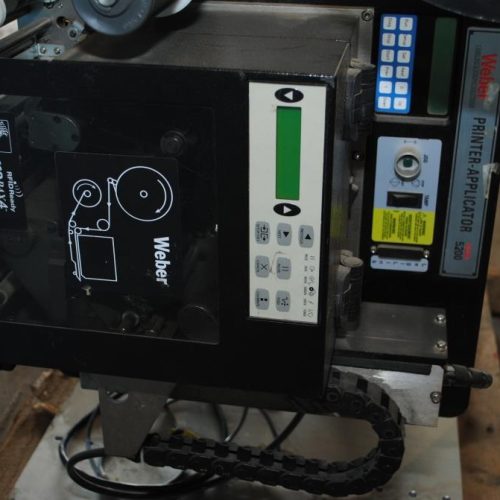 Weber 5200V2 Zebra 110PAK4 RFID Corner Print Apply Labelers (qty 2)