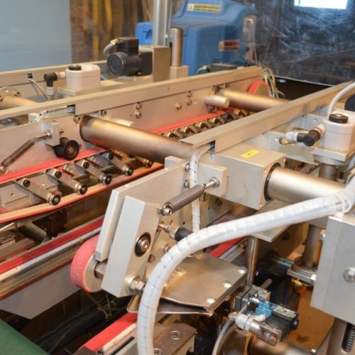 Langen Imball Combi SJRHVADXLQ High Speed 150 CPM Continuous Hot Melt Tri Fold Sealer