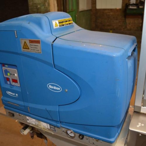 Langen Imball Combi SJRHVADXLQ High Speed 150 CPM Continuous Hot Melt Tri Fold Sealer