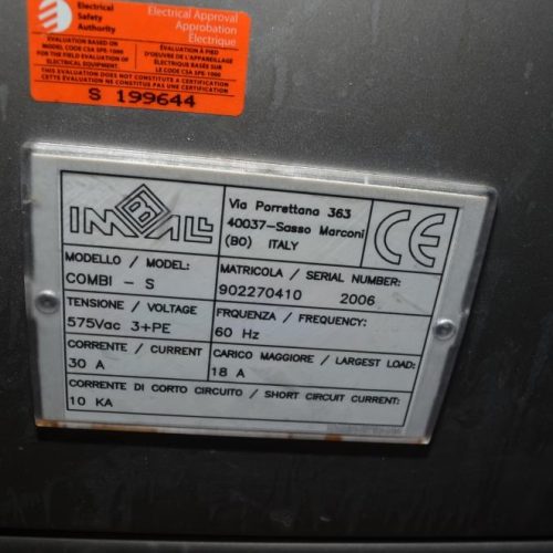 Langen Imball Combi SJRHVADXLQ High Speed 150 CPM Continuous Hot Melt Tri Fold Sealer