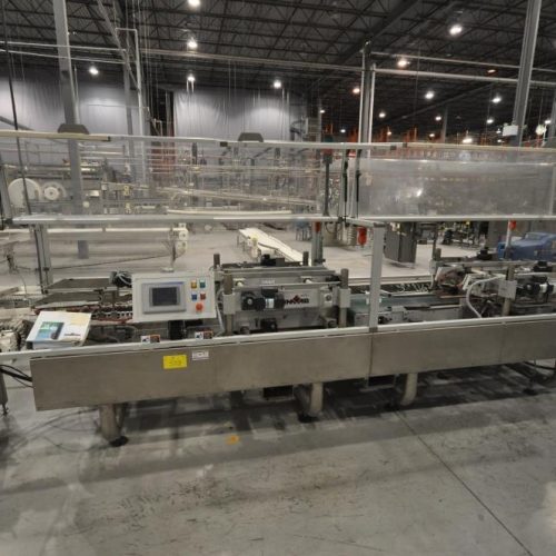 Langen Imball Combi SJRHVADXLQ High Speed 150 CPM Continuous Hot Melt Tri Fold Sealer