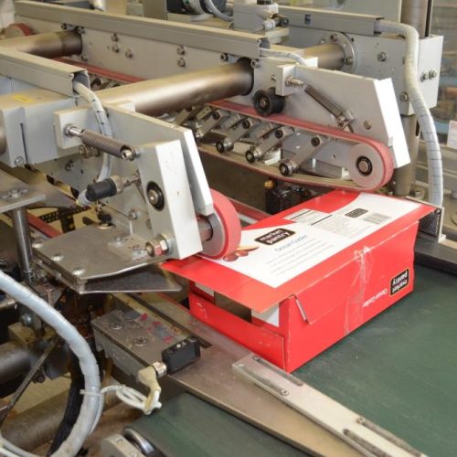 Langen Imball Combi SJRHVADXLQ High Speed 150 CPM Continuous Hot Melt Tri Fold Sealer
