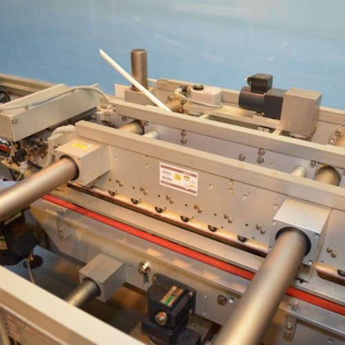 Langen Imball Combi SJRHVADXLQ High Speed 150 CPM Continuous Hot Melt Tri Fold Sealer