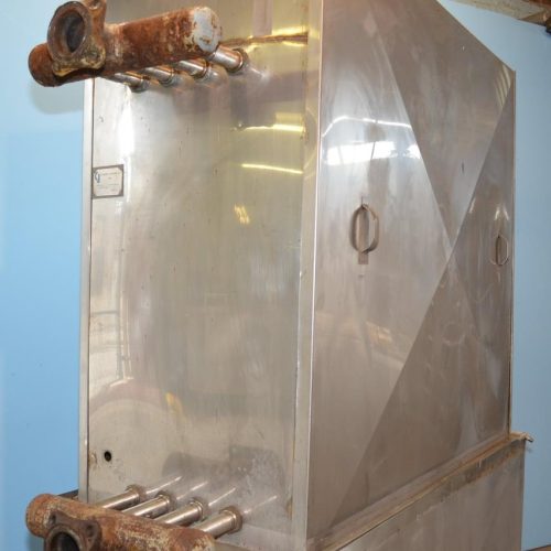 Chester Jensen 4 plate Model XB4OT432 S/S 171 Sq Ft Falling Film Plate Chiller