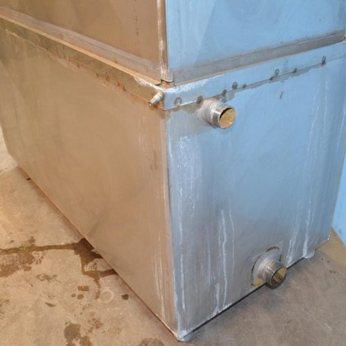 Chester Jensen 4 plate Model XB4OT432 S/S 171 Sq Ft Falling Film Plate Chiller