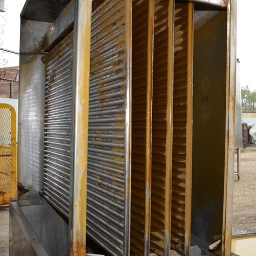 Chester Jensen 4 plate Model XB4OT432 S/S 171 Sq Ft Falling Film Plate Chiller