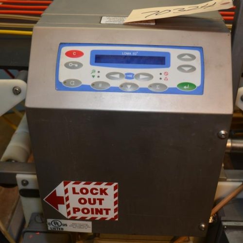 Loma Model IQ2 46 in x 1 1/8 in Aperture Banjo Belt Retracting Reject Metal Detector