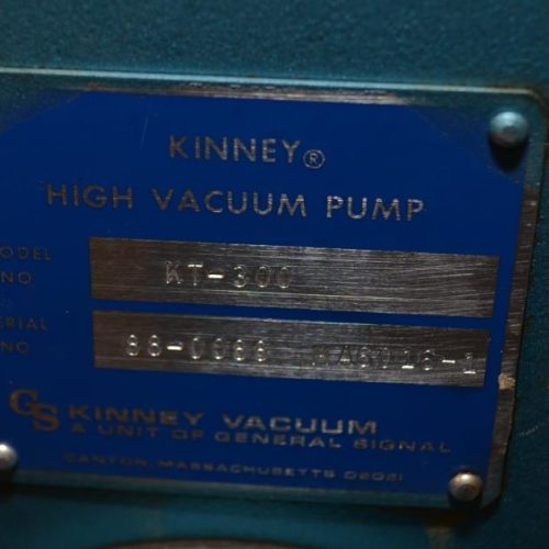 Kinney Model KT300 15 HP Single Stage Rotary Piston Pump